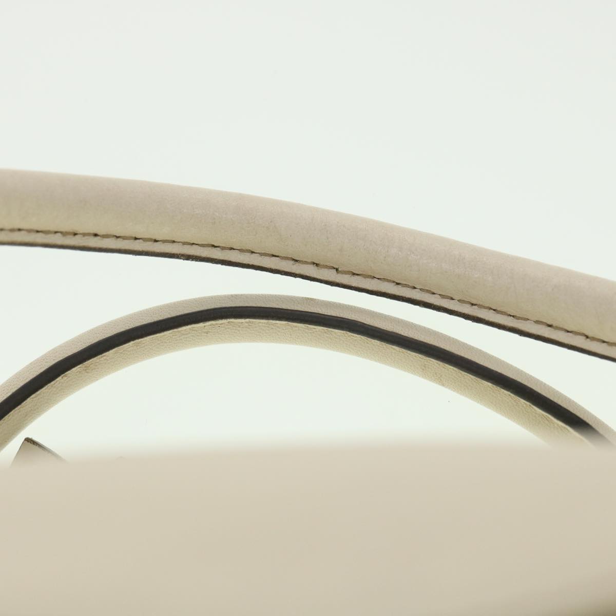GUCCI GG Canvas Hand Bag Beige White 189825 37810