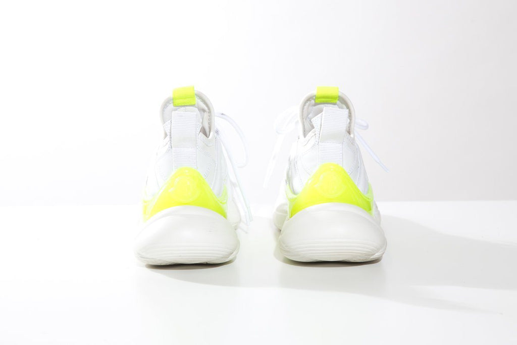 Moncler White Taiss Low Top Sneakers SZ 35