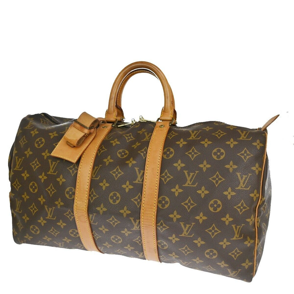 Louis Vuitton Keepall 45  Canvas Travel Bag ()