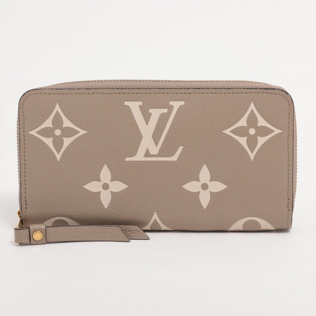 Louis Vuitton bicolor monogram implant zipper wallet M69794