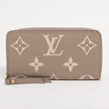 Louis Vuitton bicolor monogram implant zipper wallet M69794