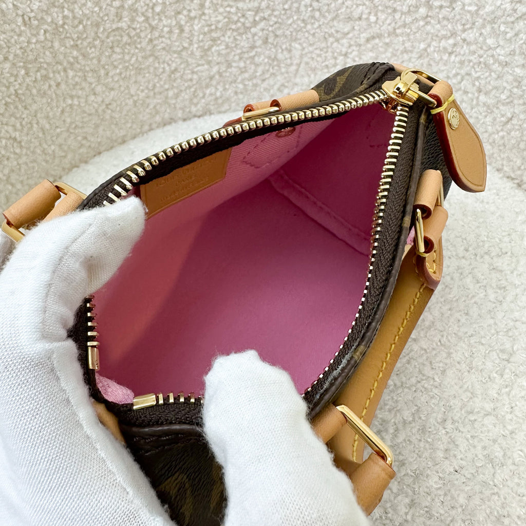 LV Christmas 2023 Vivienne Nano Speedy in Monogram Canvas and GHW