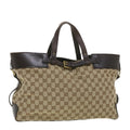GUCCI GG Canvas Hand Bag Beige 106251 37968