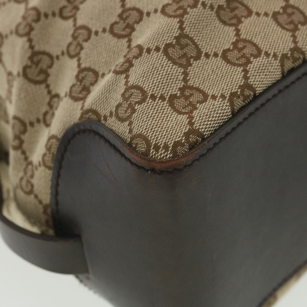 GUCCI GG Canvas Hand Bag Beige 106251 37968