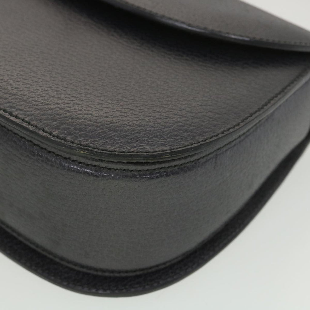 GUCCI Bamboo Hand Bag Leather Gray 000.926.0633 37969