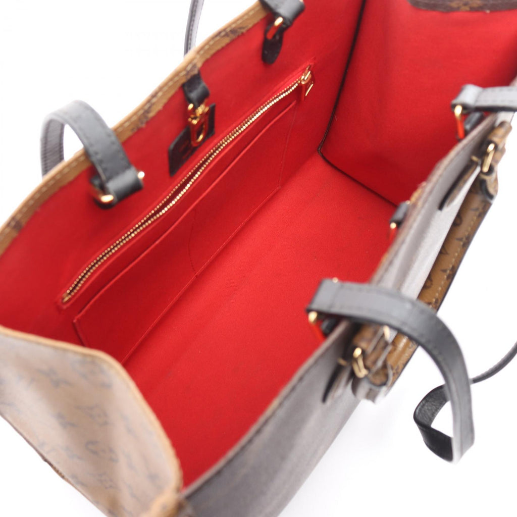 Louis Vuitton Giant Monogram Reverse Onthego MM Canvas Tote Bag