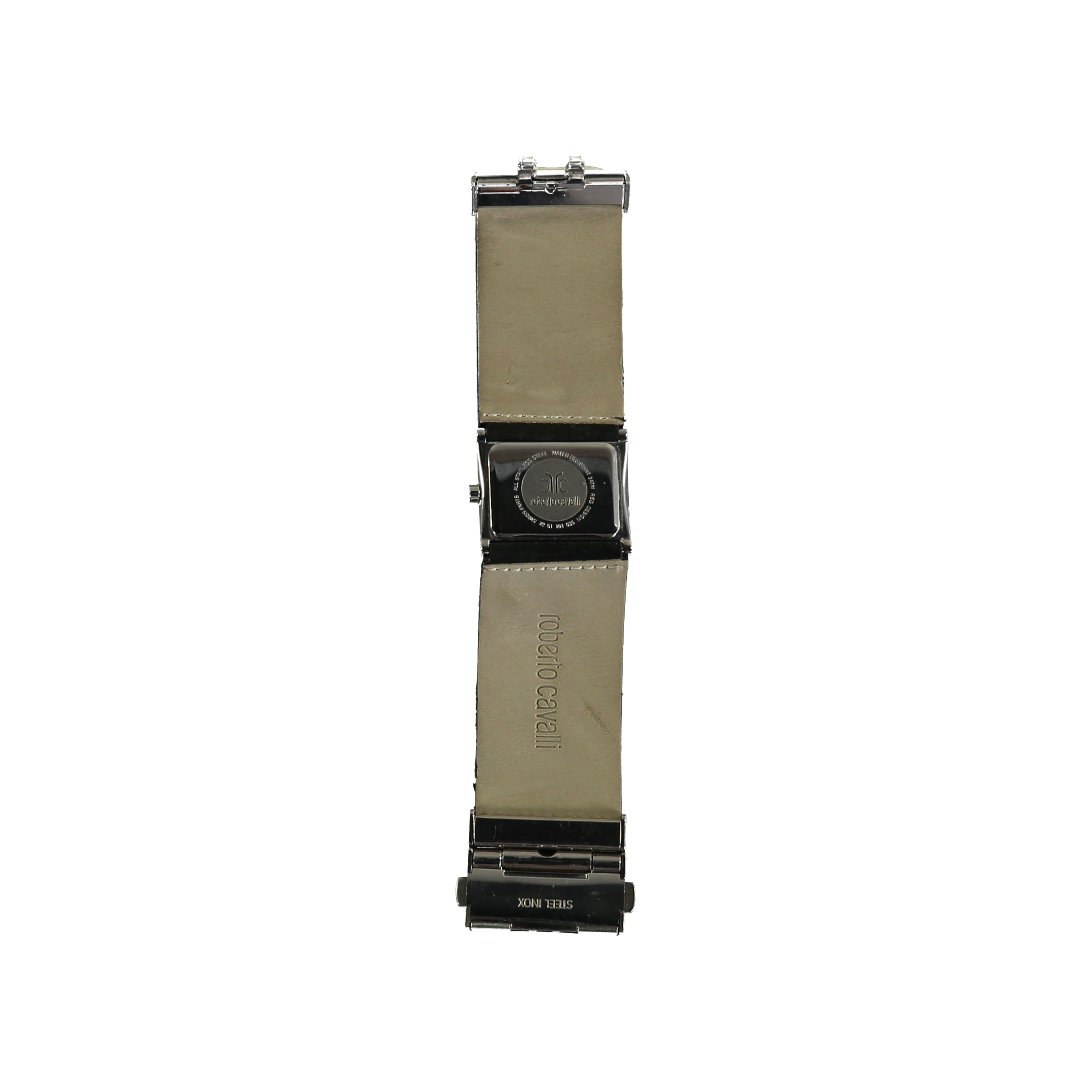 ROBERTO CAVALLI Roberto Cavalli Black Animal Hair Watch