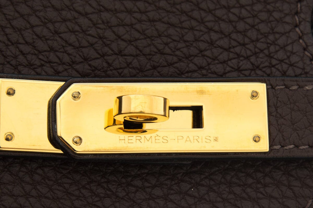 HermÃƒÆ’Ã‚Â¨s Chocolate 35 CM Birkin Handbag