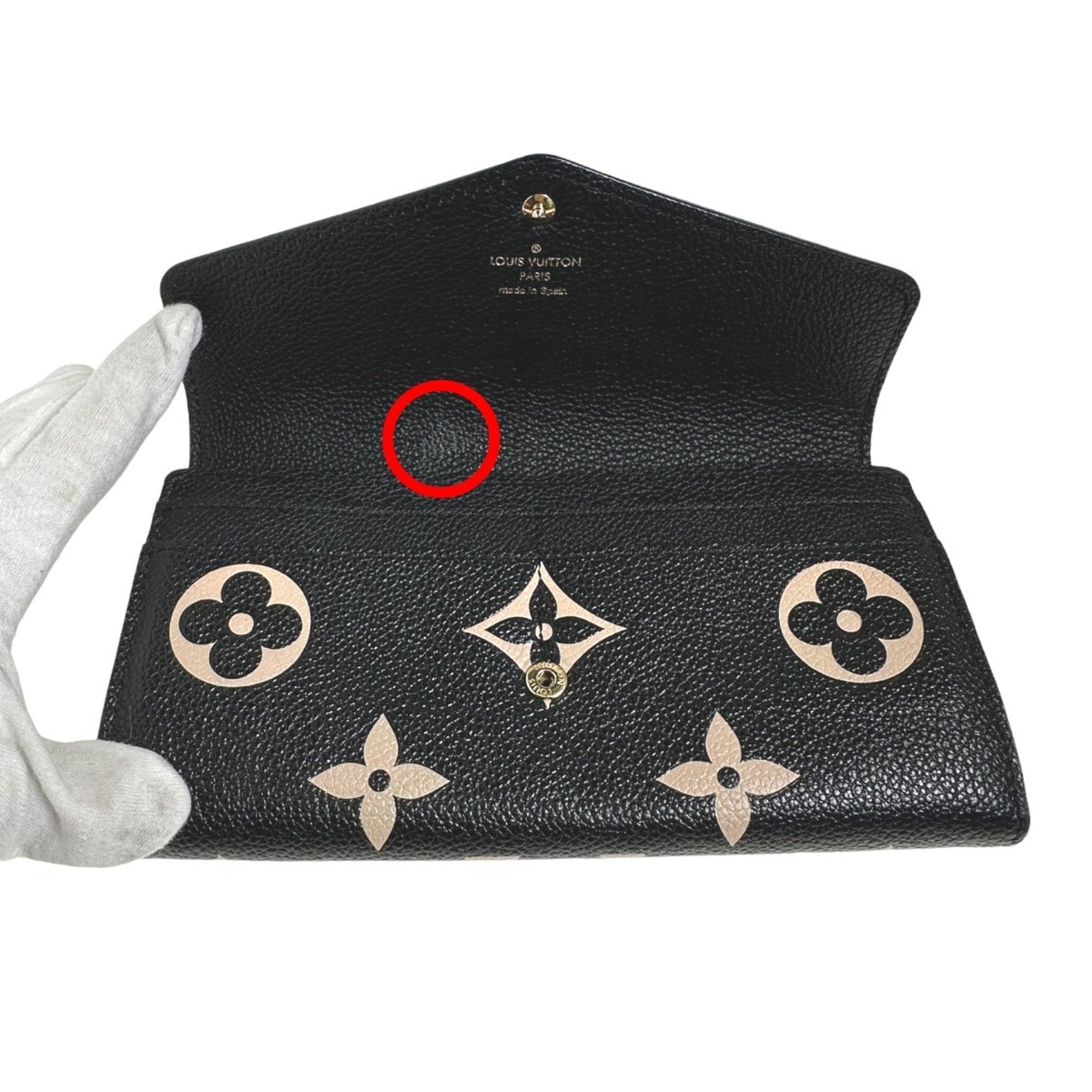 Louis Vuitton Sarah  Canvas Wallet  ()