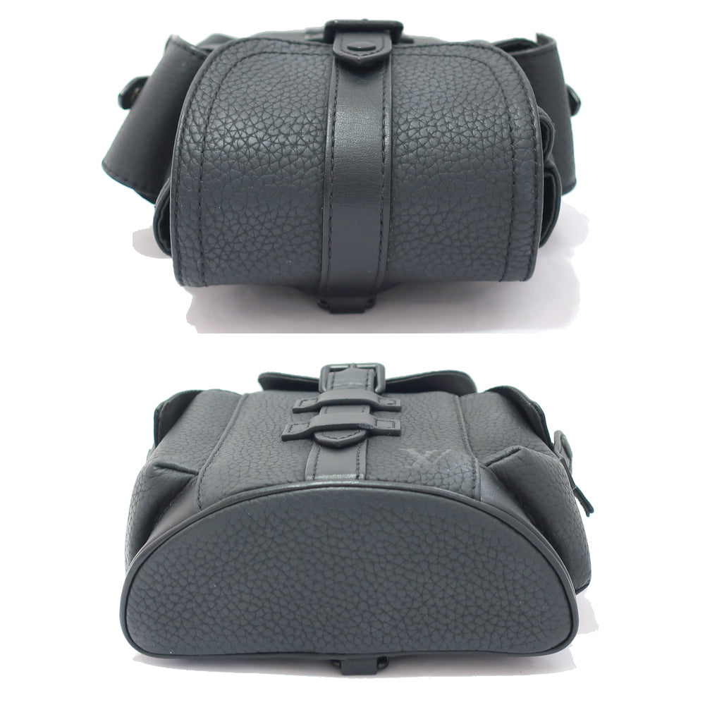 Louis Vuitton Christopher XS M58495  Leather Noir Black Black G  Mens Body Only