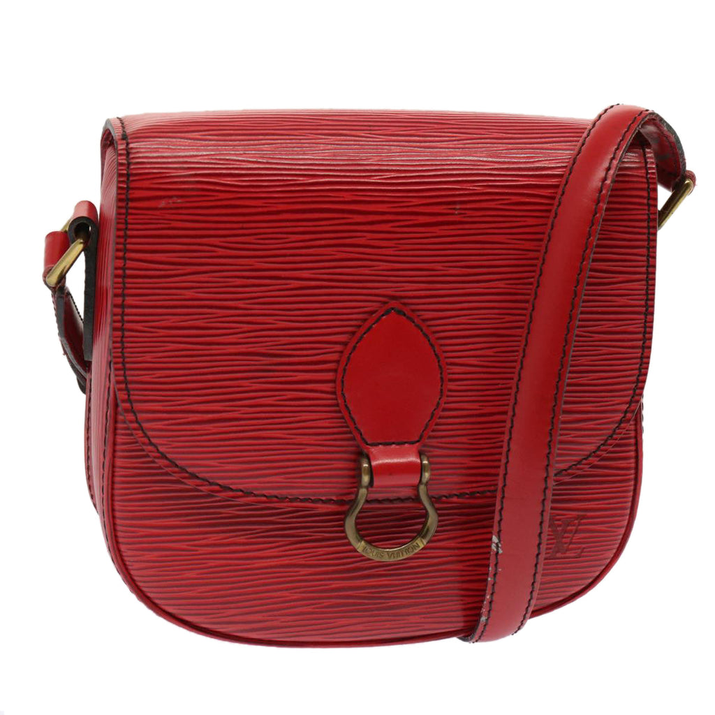 Louis Vuitton Epi Saint Cloud Pm Shoulder Bag Red