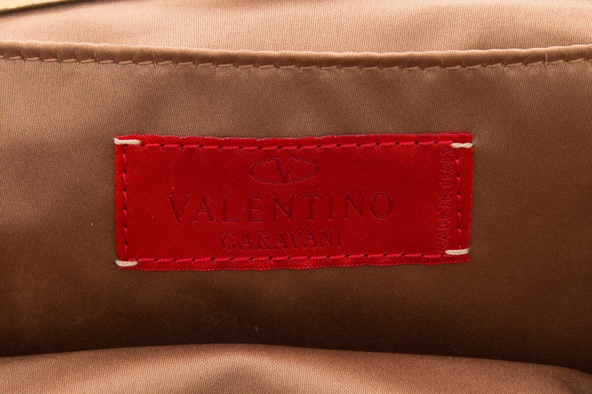 Valentino Silver Sequin Embellished Evening Bag