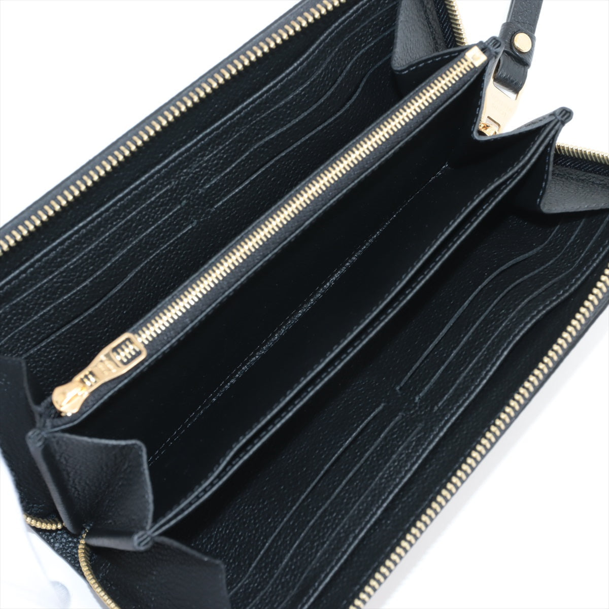 Louis Vuitton Bi-Color Monogram Implant Zippyr Wallet M80481 Noneir Round Zipper Wallet