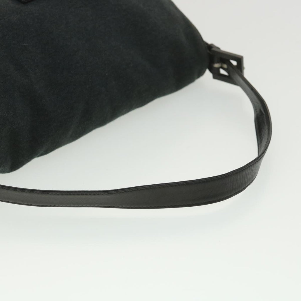 FENDI Mamma Baguette Shoulder Bag Canvas Gray 2370/26325/008 38011