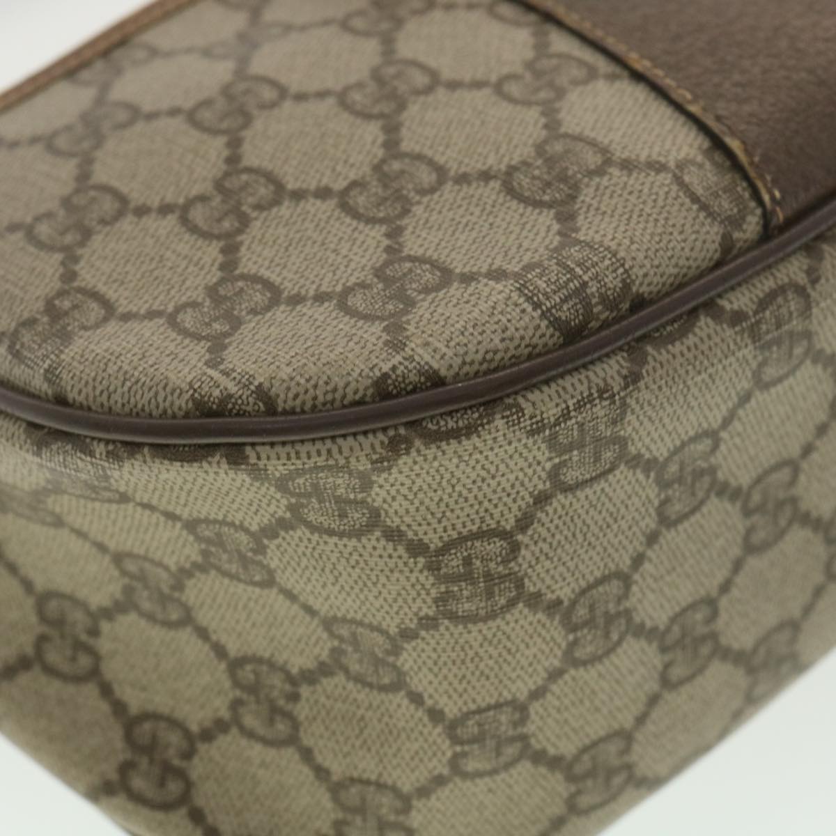 GUCCI GG Canvas Web Sherry Line Shoulder Bag Beige Red Green 38014