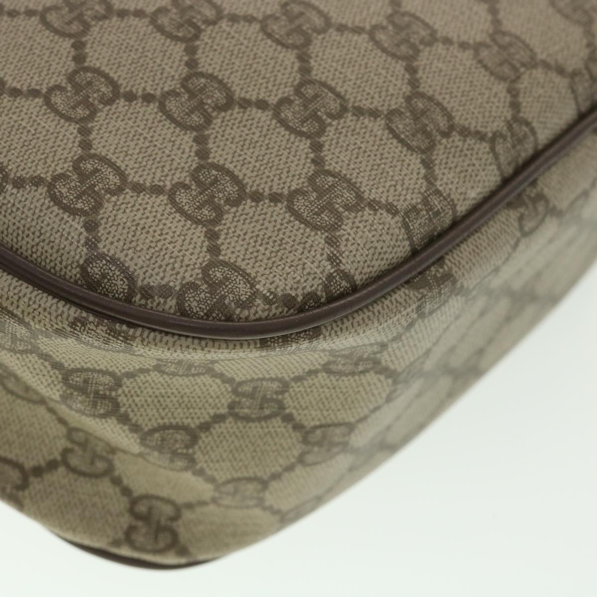 GUCCI GG Canvas Web Sherry Line Shoulder Bag Beige Red Green 38014