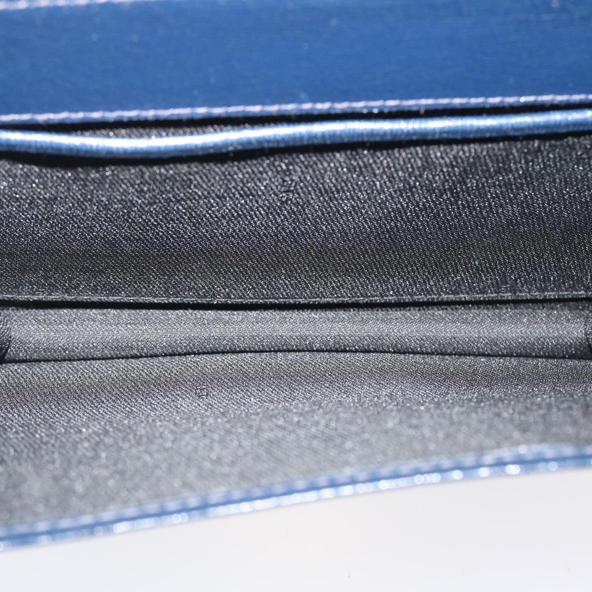 FENDI Hand Bag Leather 2way Navy 38043