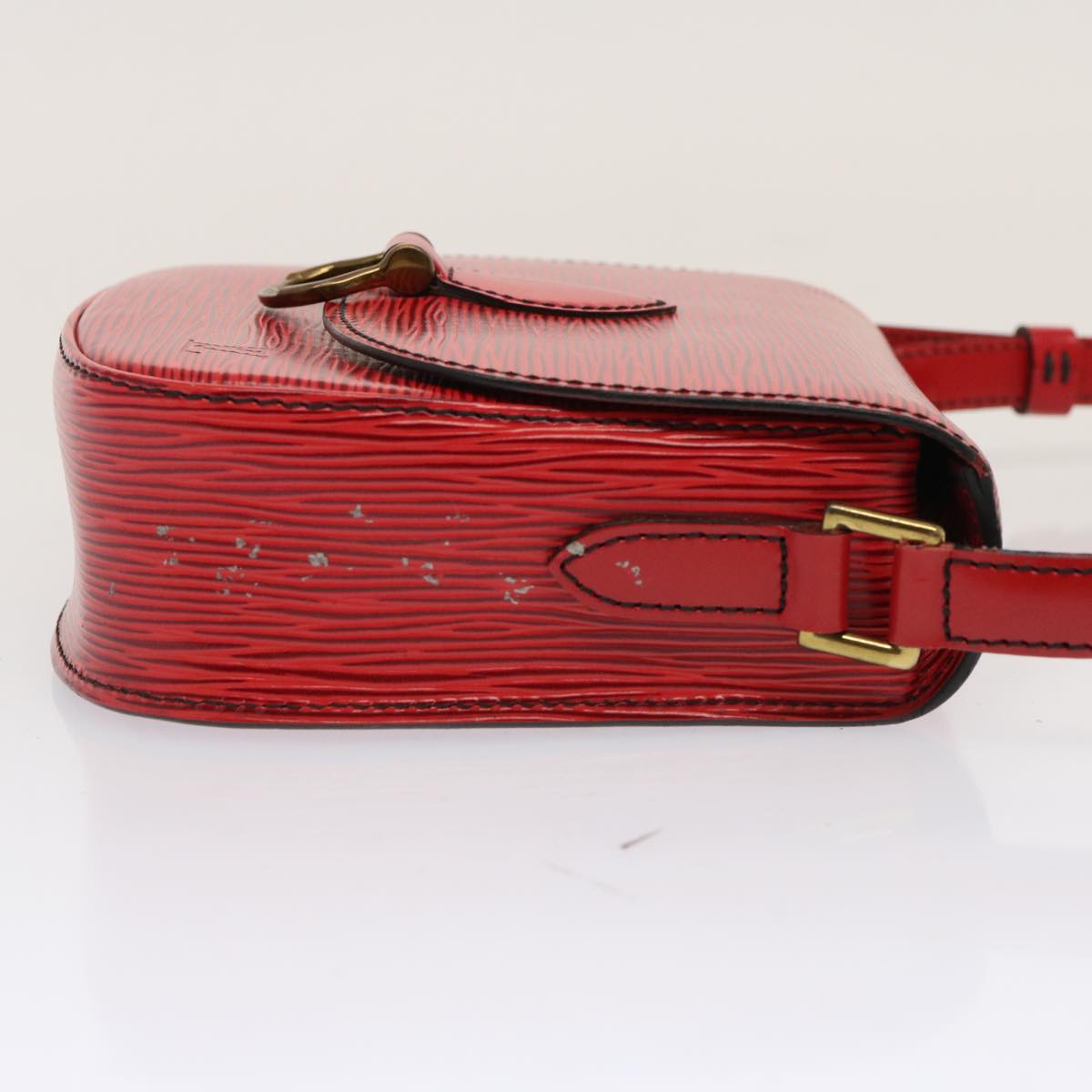 Louis Vuitton Epi Saint Cloud Pm Shoulder Bag Red
