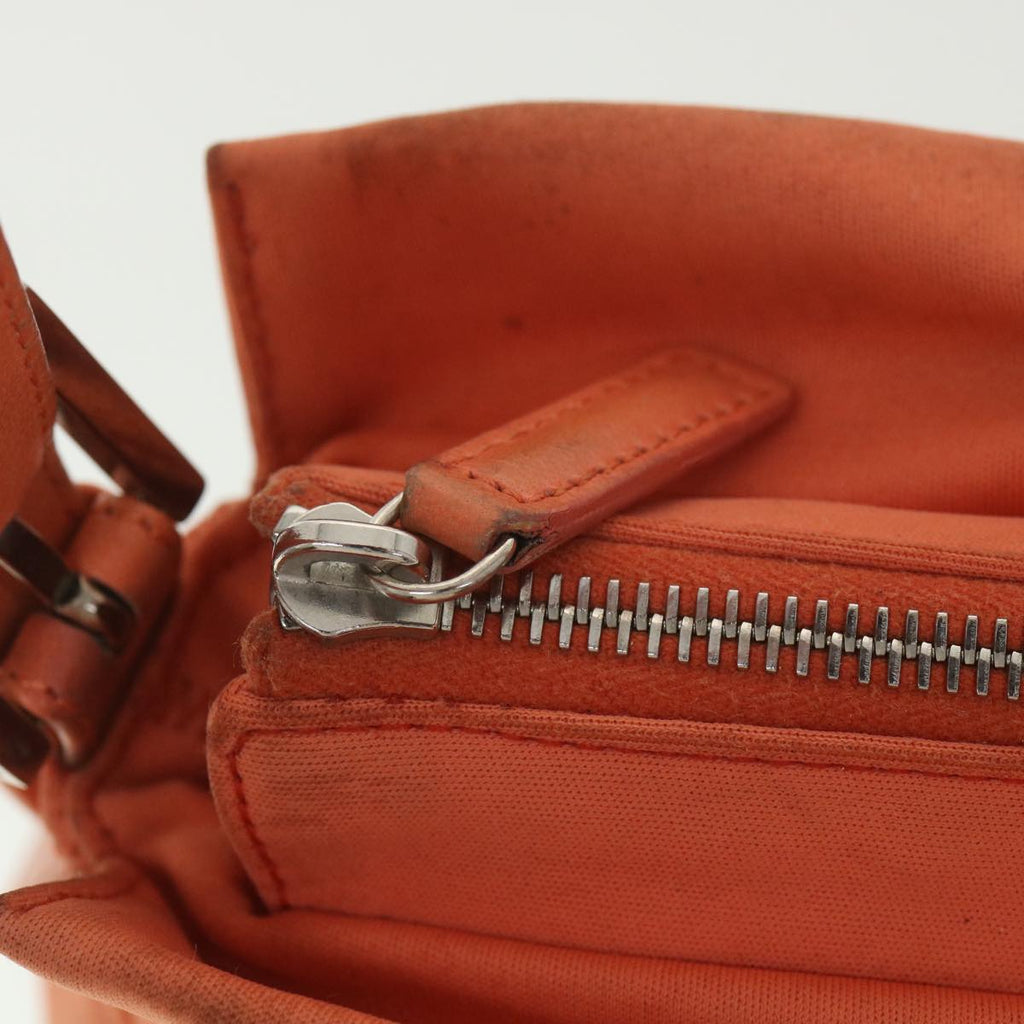 FENDI Mamma Baguette Shoulder Bag Nylon Orange 2321.26566.018 38105