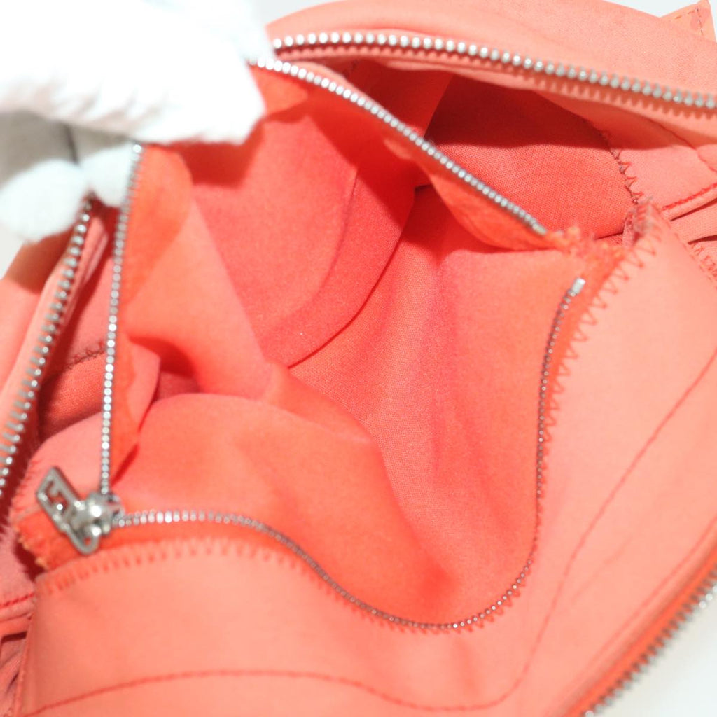 FENDI Mamma Baguette Shoulder Bag Nylon Orange 2321.26566.018 38105