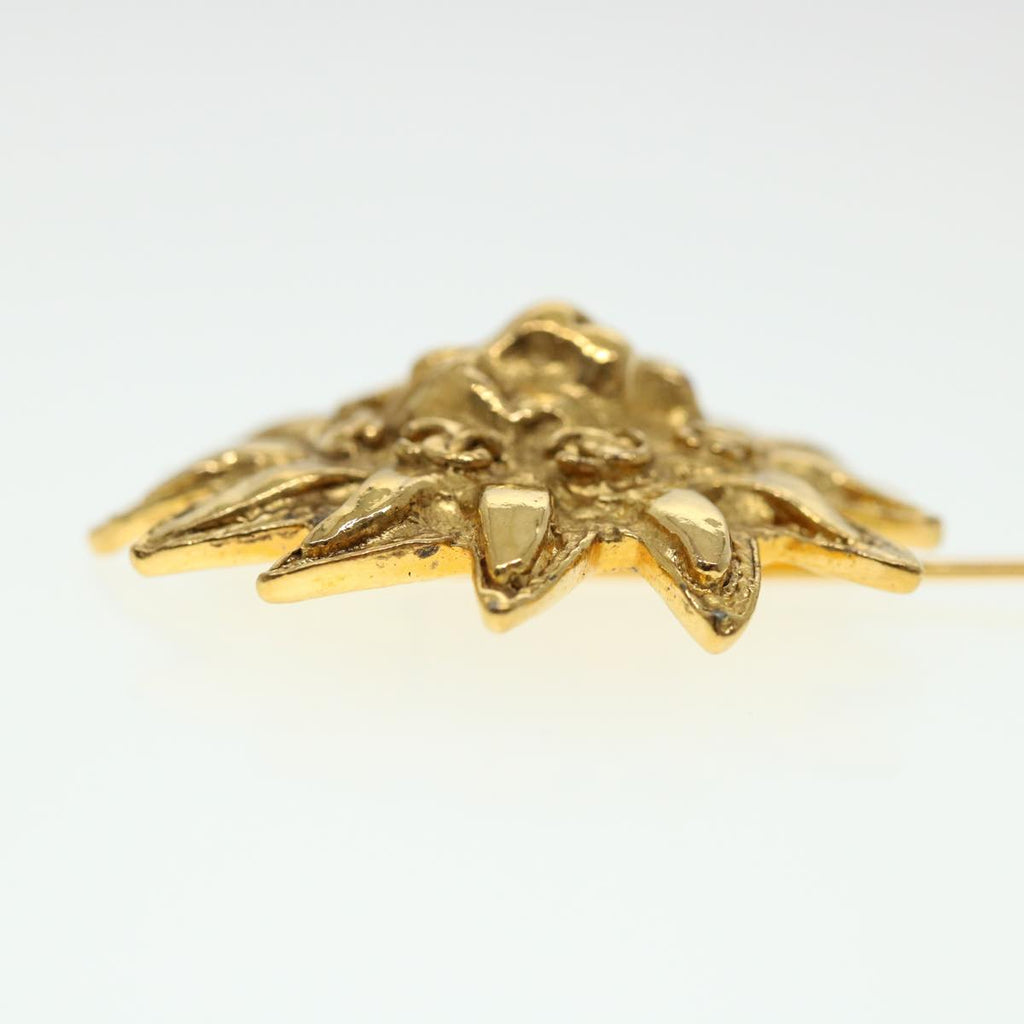 CHANEL Brooch metal Gold CC 38119