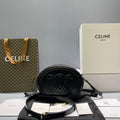GLAMI Oval Bag Cuir Triomphe Black For Women 8in/20cm 198603DXC.38NO