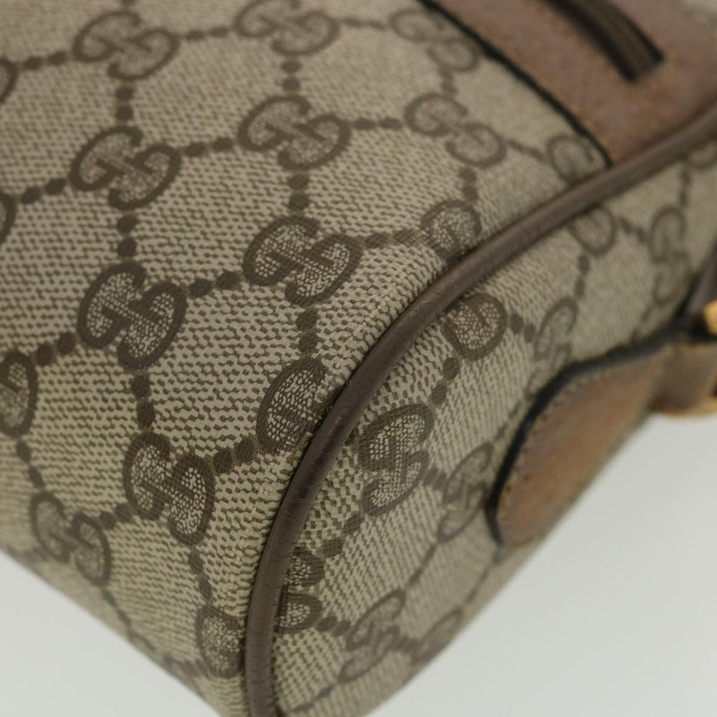 GUCCI GG Canvas Web Sherry Line Shoulder Bag Beige Red 98 02 004 38305