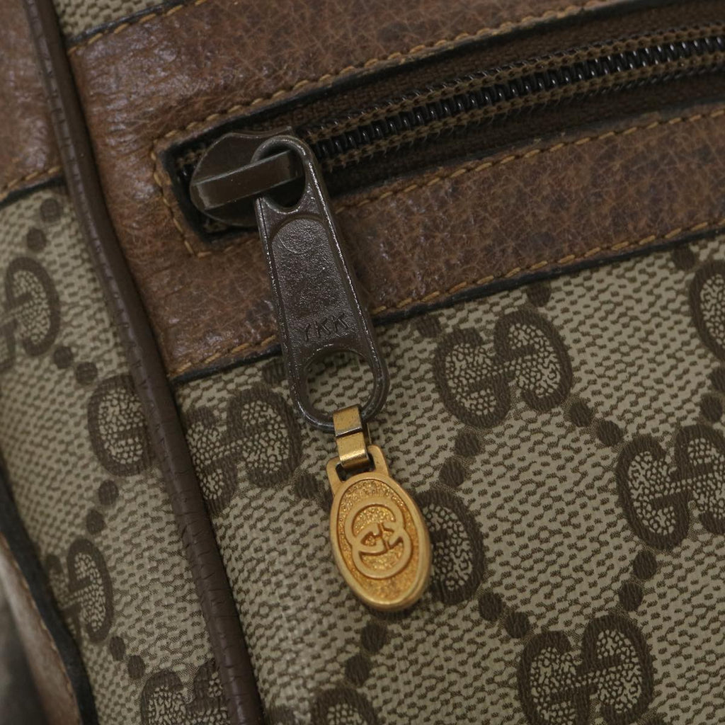 GUCCI GG Canvas Web Sherry Line Shoulder Bag Beige Red 98 02 004 38305