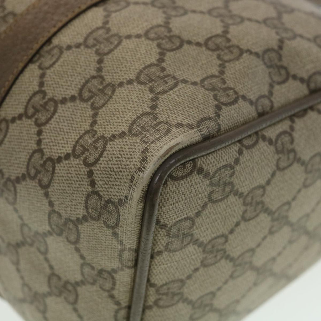 GUCCI GG Canvas Web Sherry Line Boston Bag Beige Red Green 40.02.007 38308