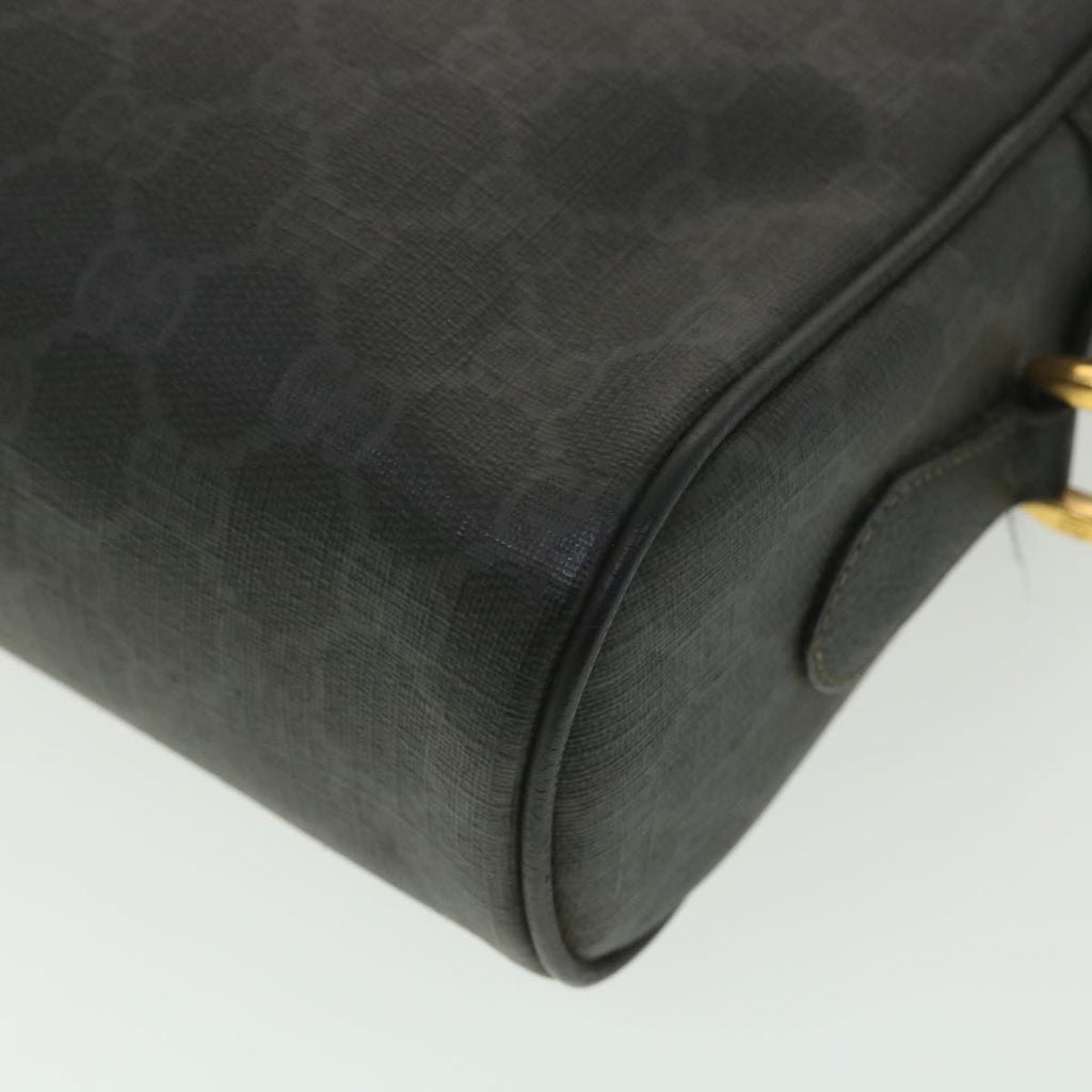GUCCI GG Canvas Web Sherry Line Shoulder Bag Black Red 119.02.088 38314