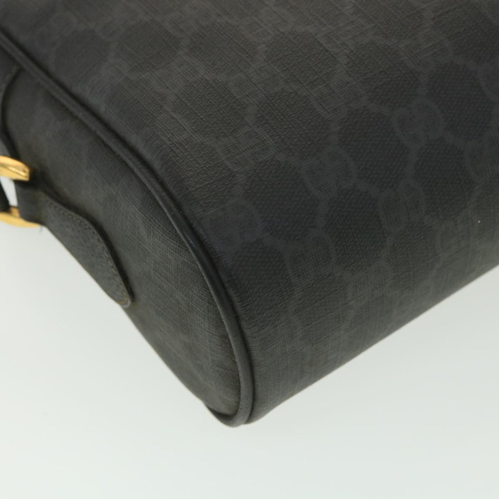 GUCCI GG Canvas Web Sherry Line Shoulder Bag Black Red 119.02.088 38314