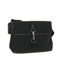 GUCCI GG Canvas Waist bag Black 92543 38318