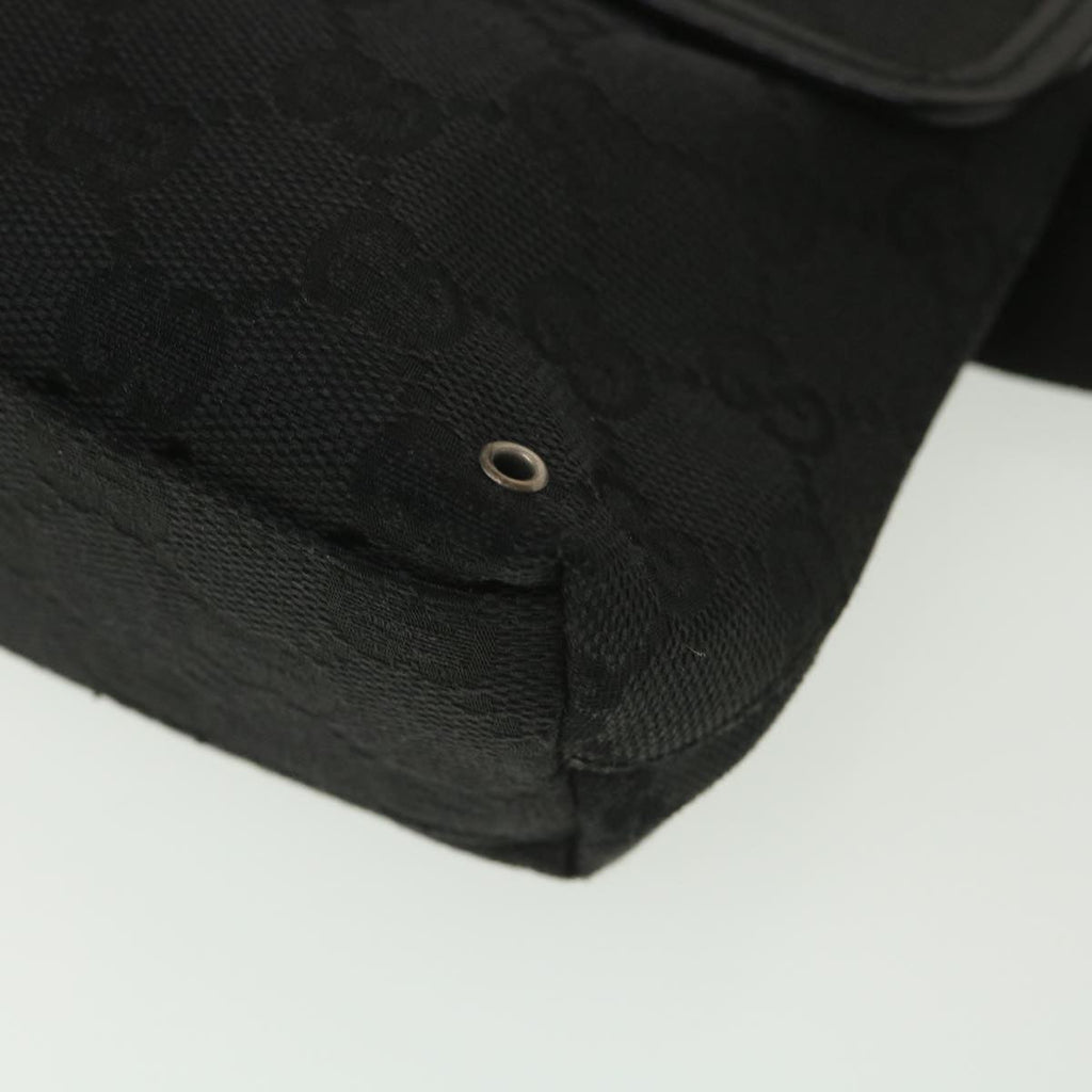 GUCCI GG Canvas Waist bag Black 92543 38318