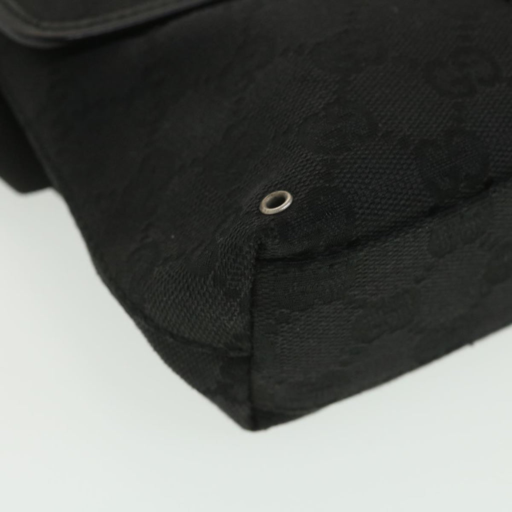 GUCCI GG Canvas Waist bag Black 92543 38318