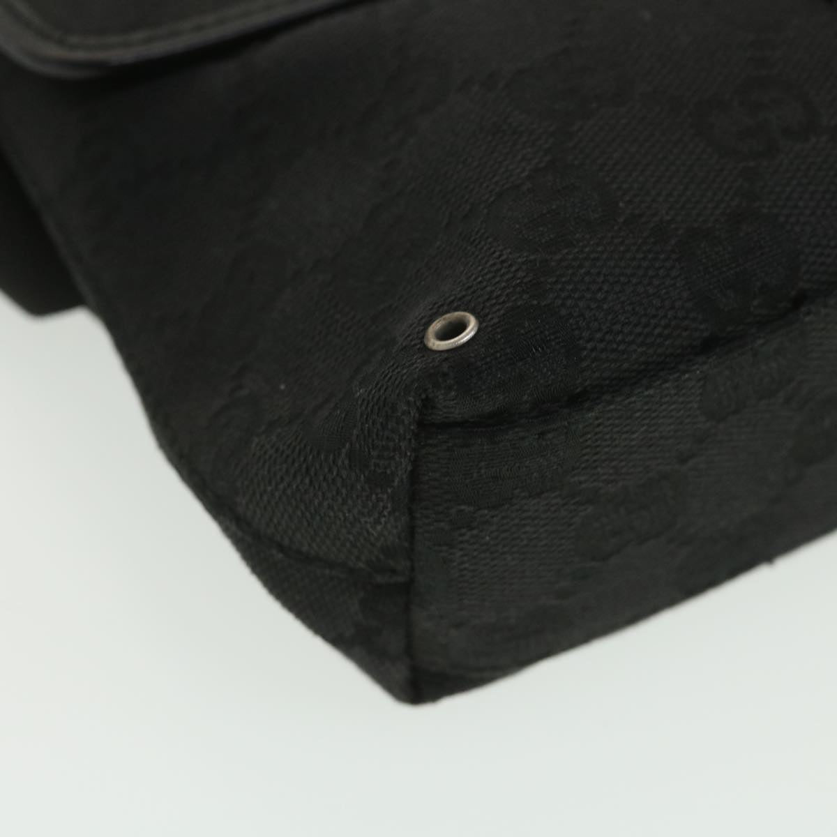 GUCCI GG Canvas Waist bag Black 92543 38318