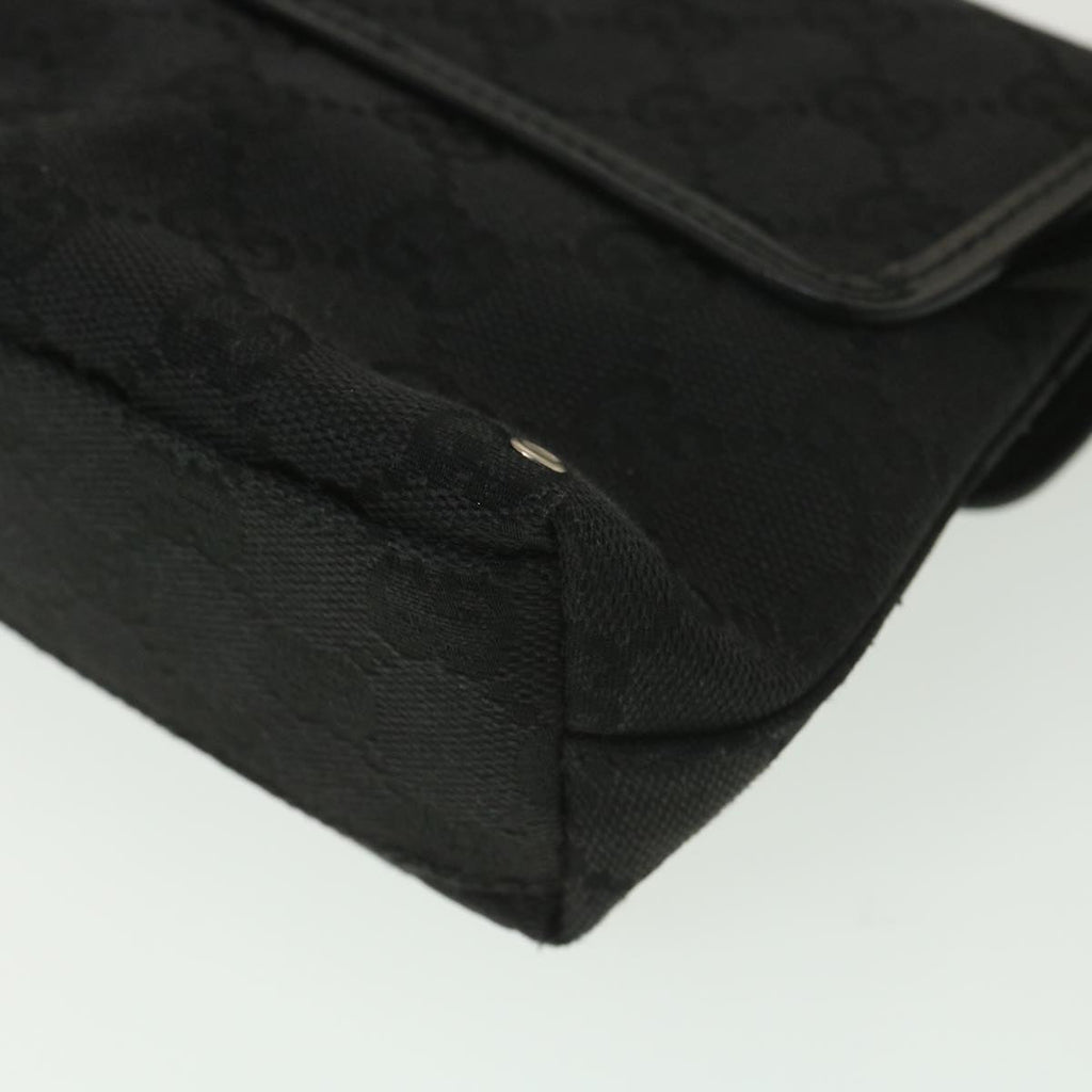 GUCCI GG Canvas Waist bag Black 92543 38318