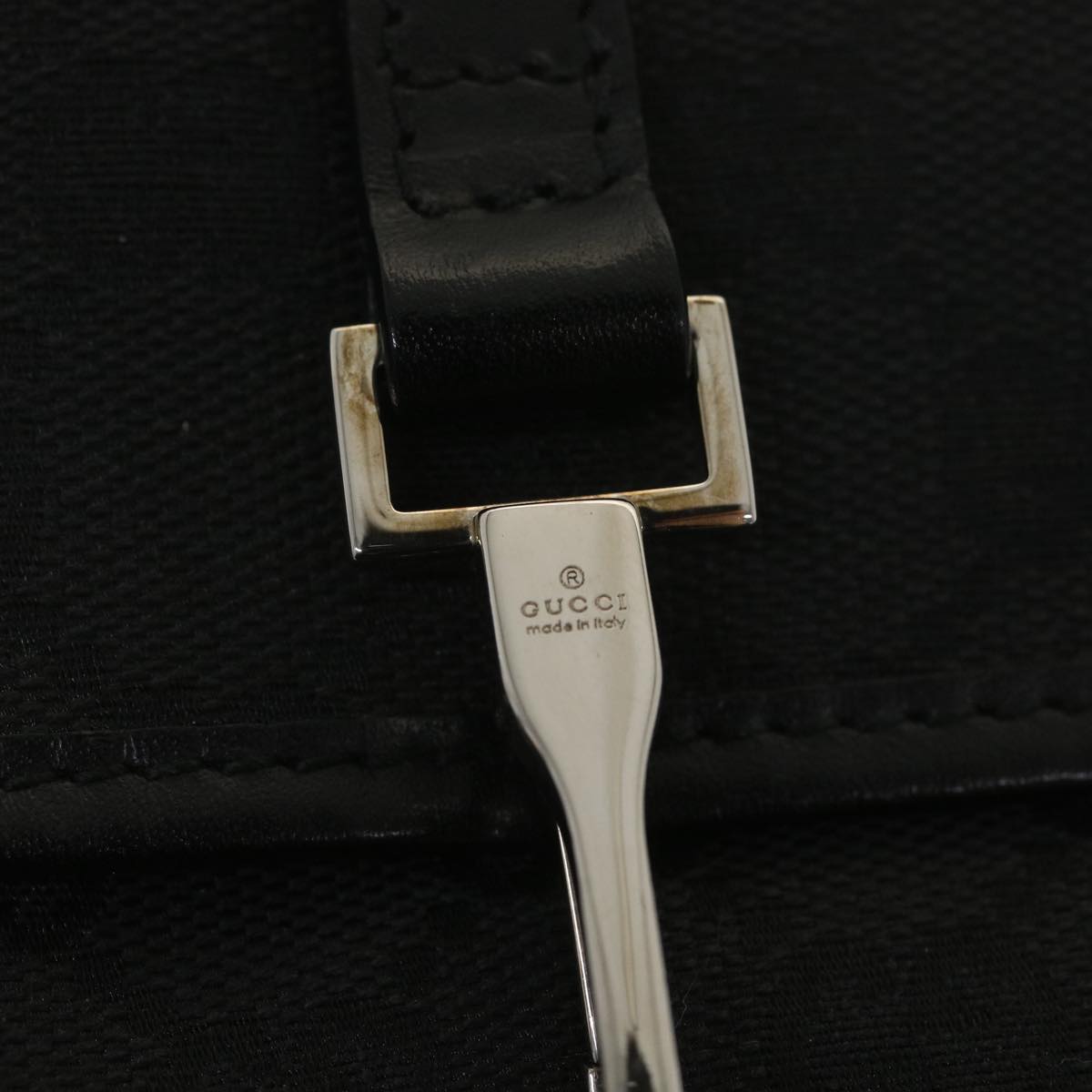 GUCCI GG Canvas Waist bag Black 92543 38318