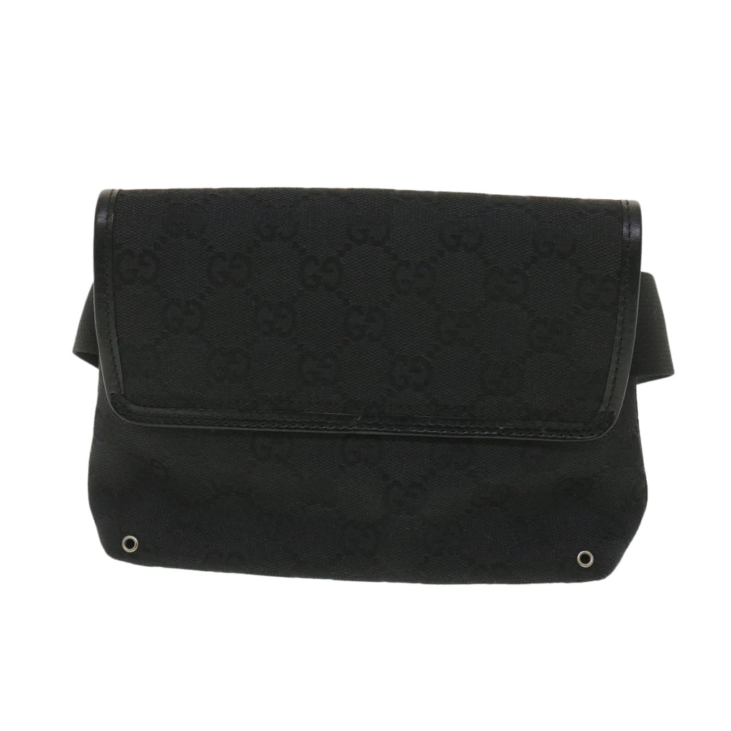 GUCCI GG Canvas Waist bag Black 92543 38318