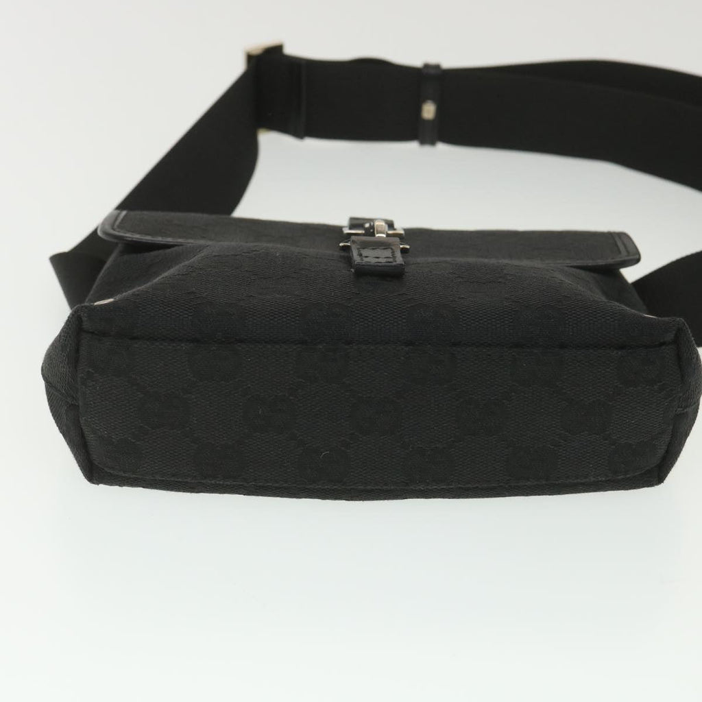 GUCCI GG Canvas Waist bag Black 92543 38318