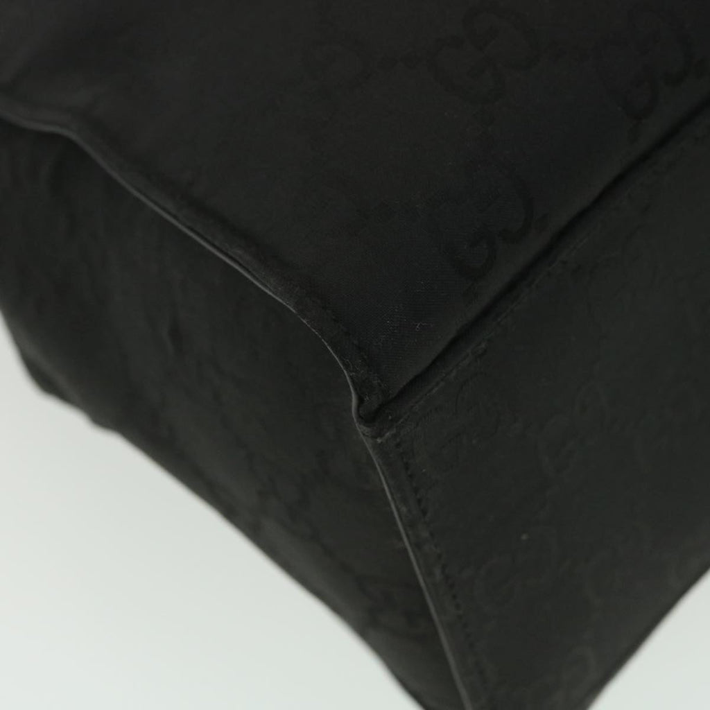 GUCCI GG Canvas Hand Bag Black 38354