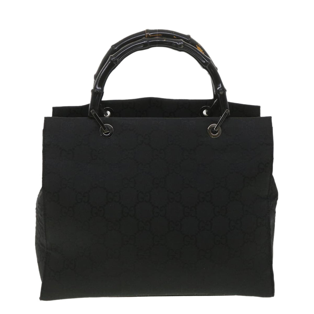 GUCCI GG Canvas Hand Bag Black 38354