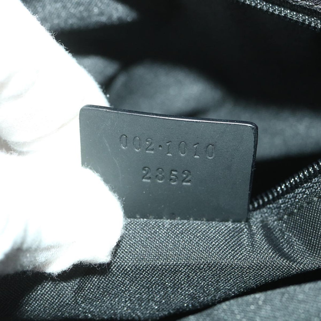 GUCCI GG Canvas Hand Bag Black 38354