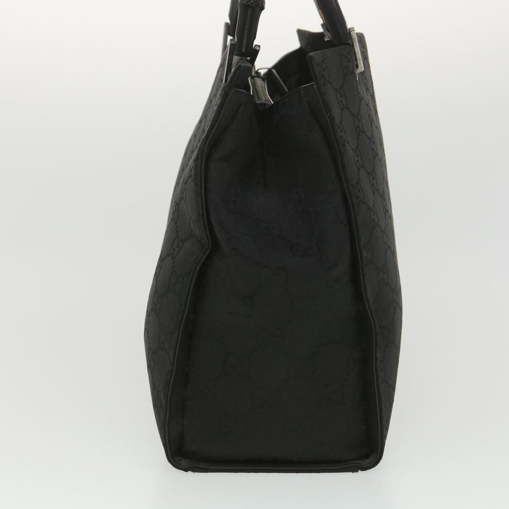 GUCCI GG Canvas Hand Bag Black 38354