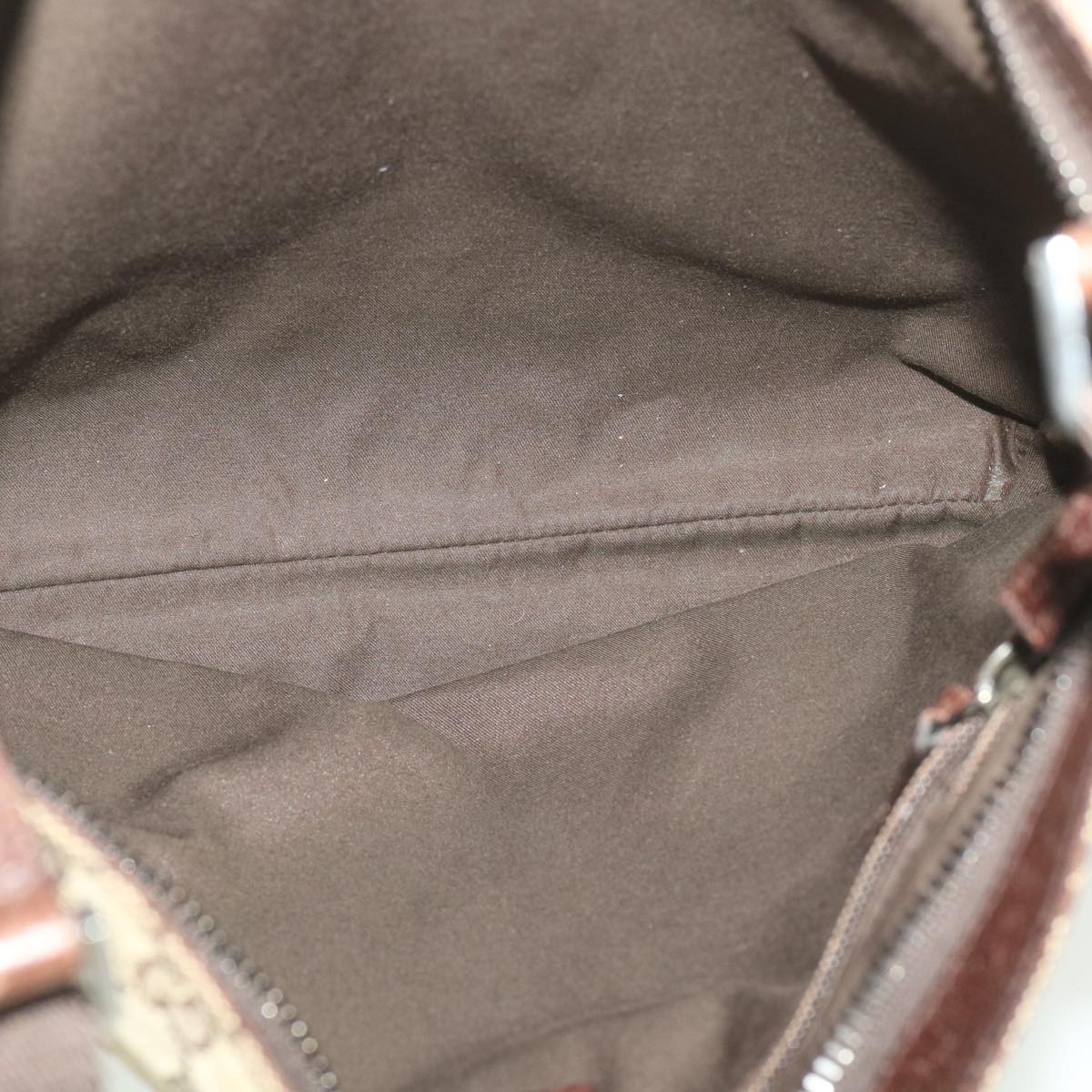 GUCCI GG Canvas Shoulder Bag Beige 122791 38436