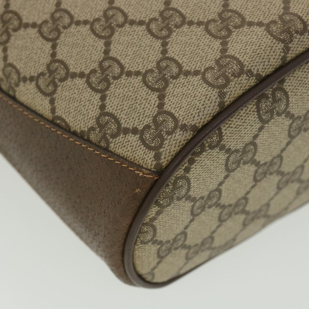 GUCCI GG Canvas Web Sherry Line Shoulder Bag Beige Red 40.02.081 38486