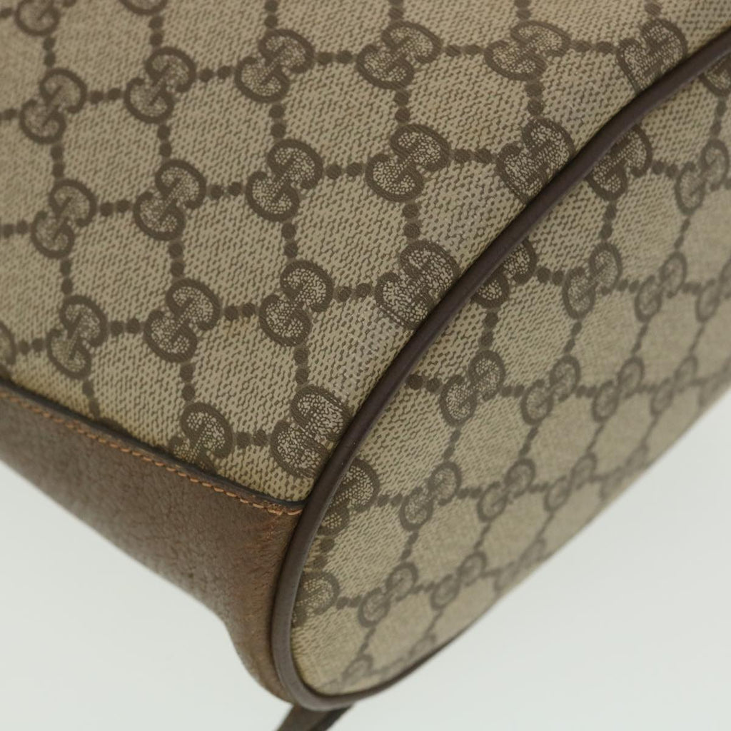GUCCI GG Canvas Web Sherry Line Shoulder Bag Beige Red 40.02.081 38486