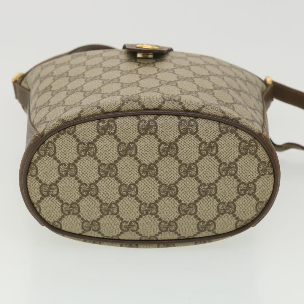 GUCCI GG Canvas Web Sherry Line Shoulder Bag Beige Red 40.02.081 38486