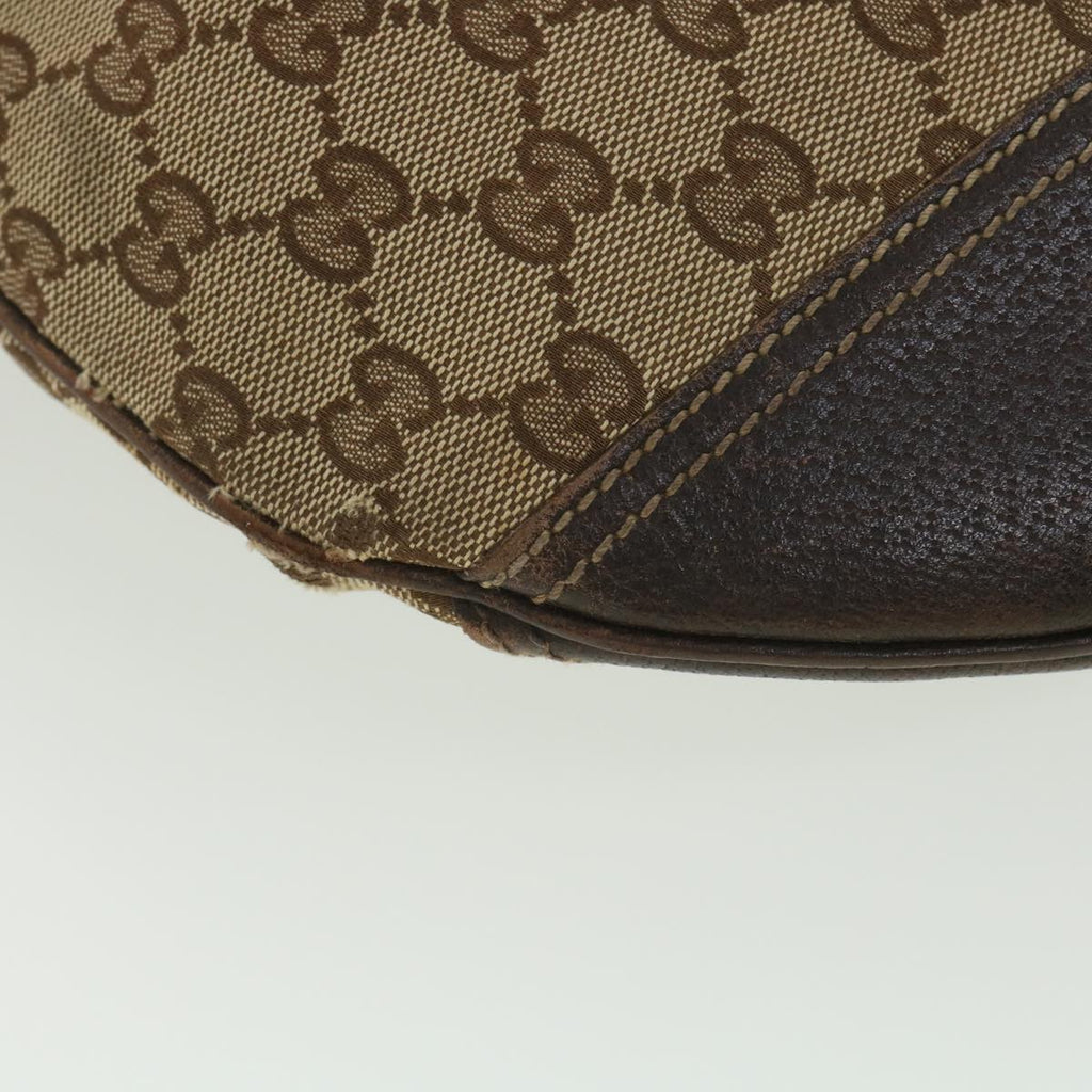 GUCCI Web Sherry Line GG Canvas Shoulder Bag Beige Green Red 162882 38507