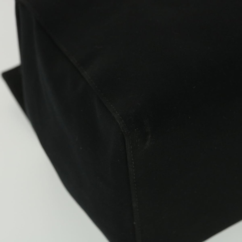 FENDI Mamma Baguette Shoulder Bag Nylon Black 38530