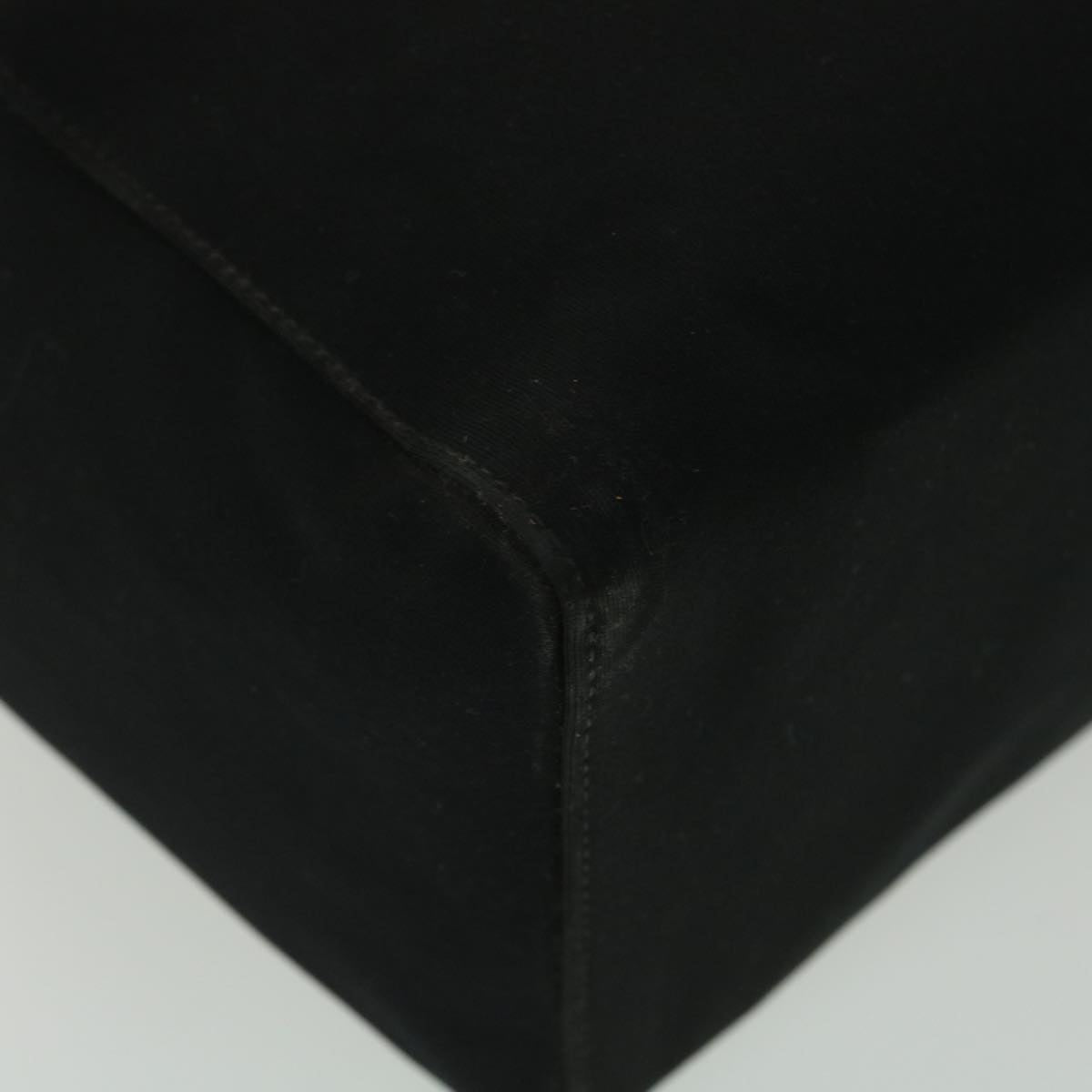 FENDI Mamma Baguette Shoulder Bag Nylon Black 38530